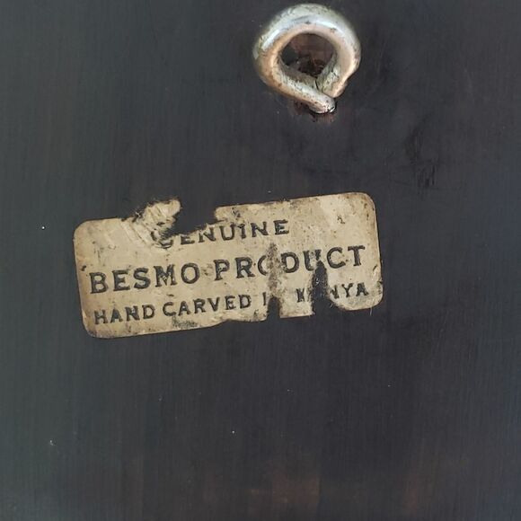 Vintage hand carved African bust - Picture 6 of 6